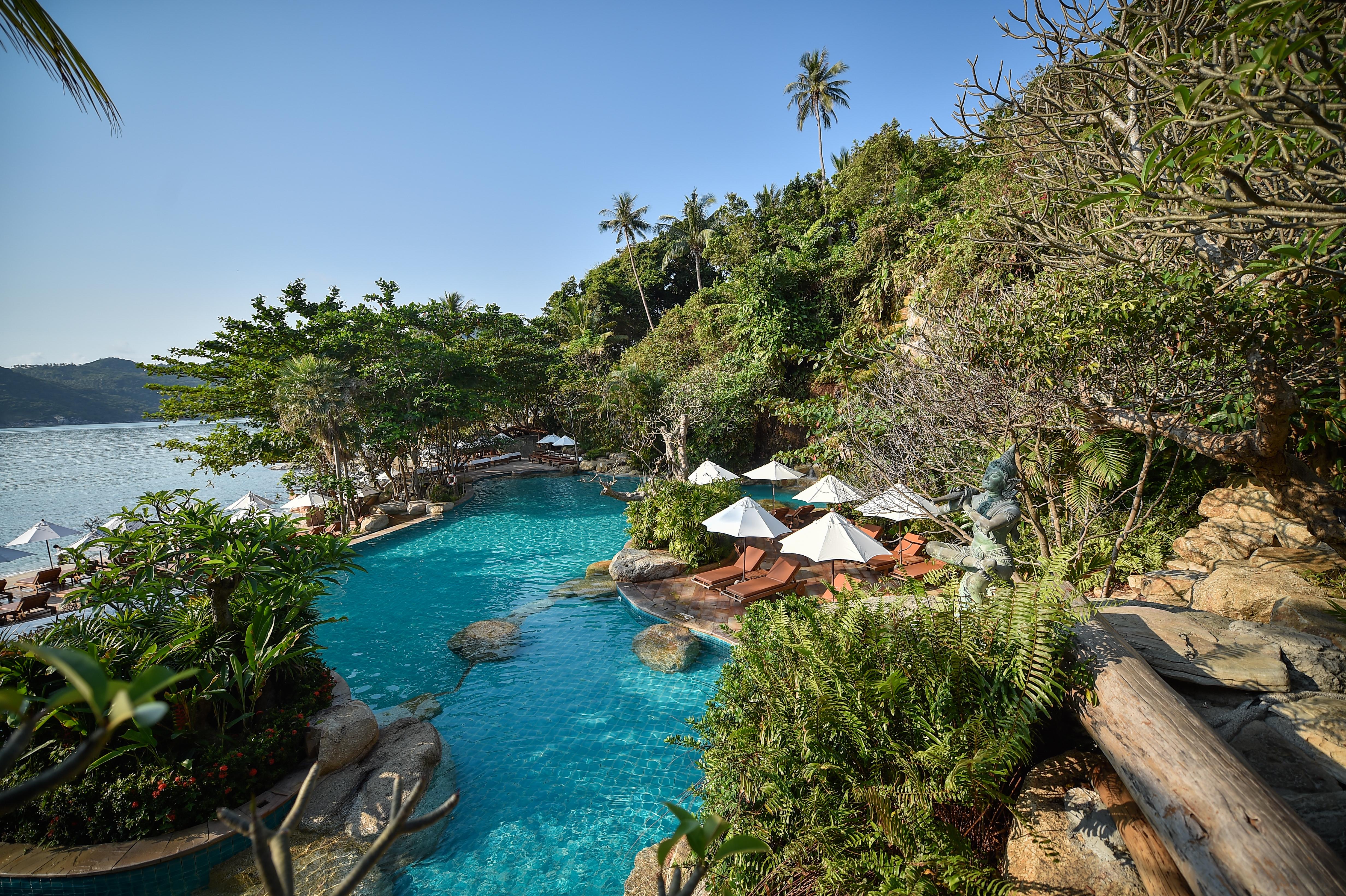 Santhiya Koh Phangan Resort And Spa Eksteriør bilde The swimming pool at the resort