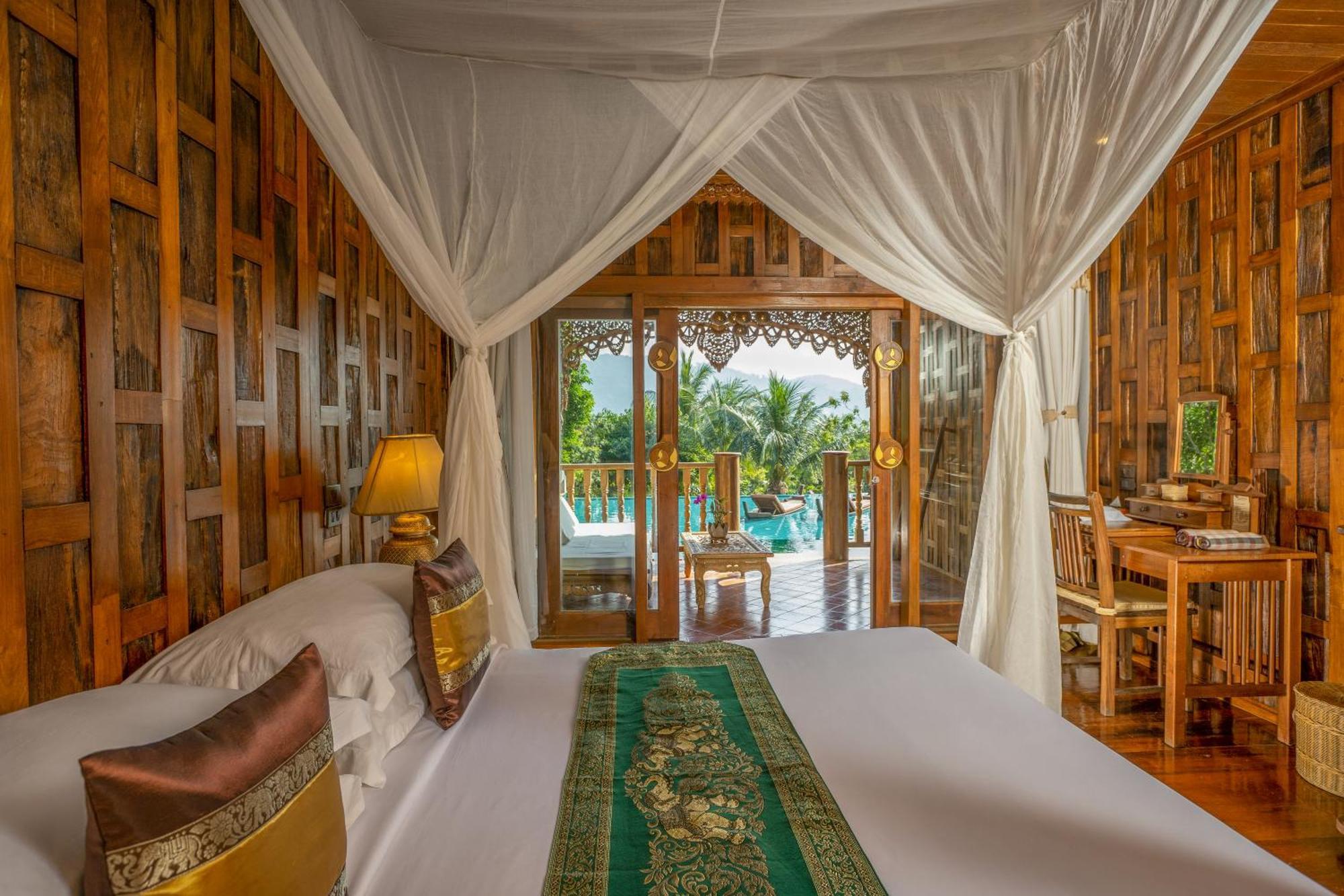 Santhiya Koh Phangan Resort And Spa Eksteriør bilde A bedroom at the resort