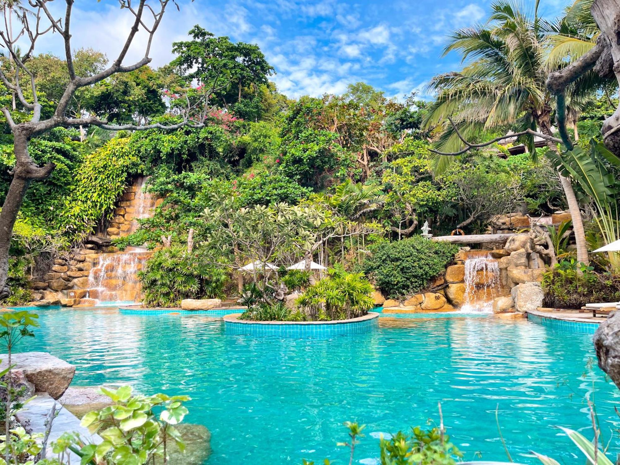 Santhiya Koh Phangan Resort And Spa Eksteriør bilde The pool at the Falls