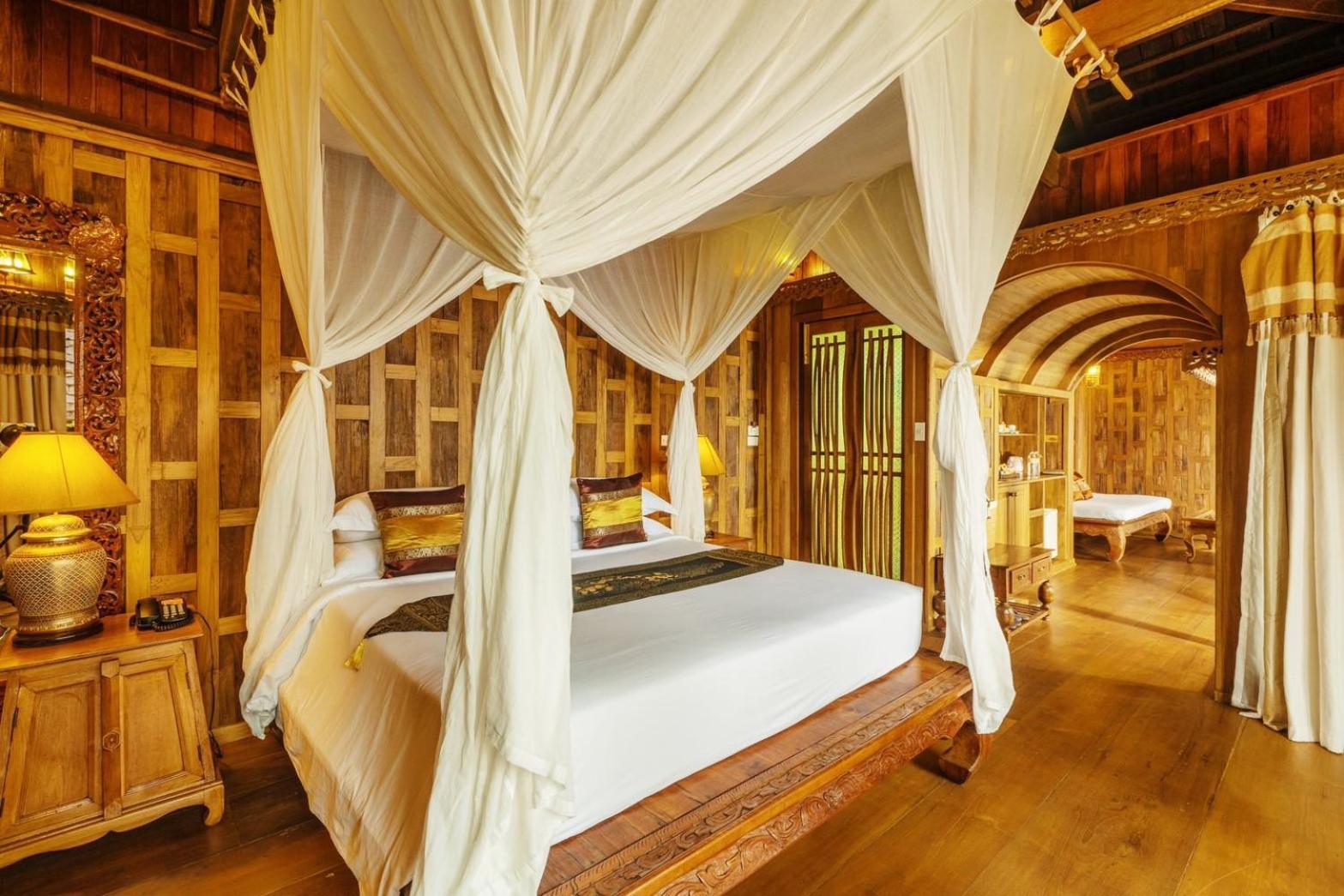 Santhiya Koh Phangan Resort And Spa Eksteriør bilde A bedroom at the resort