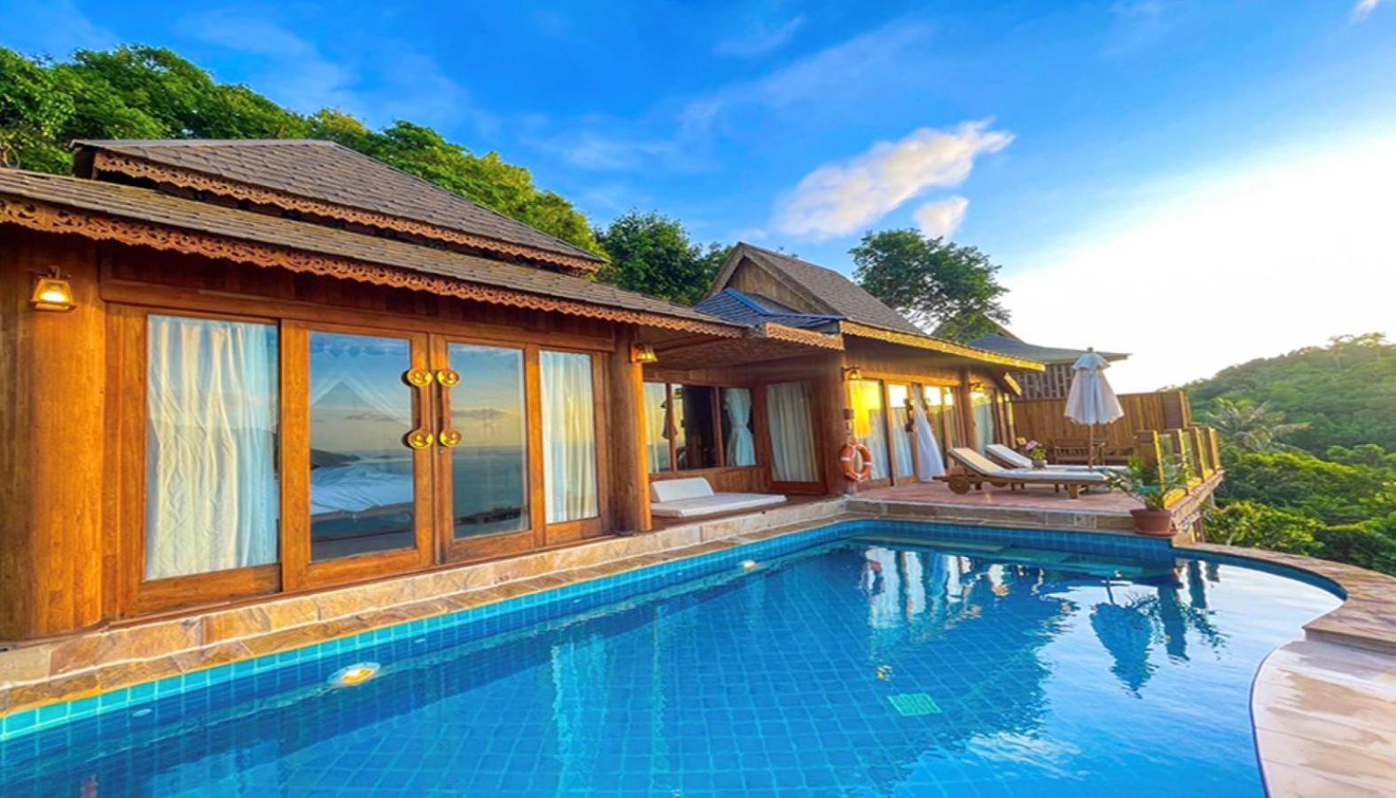 Santhiya Koh Phangan Resort And Spa Eksteriør bilde Villa at the resort