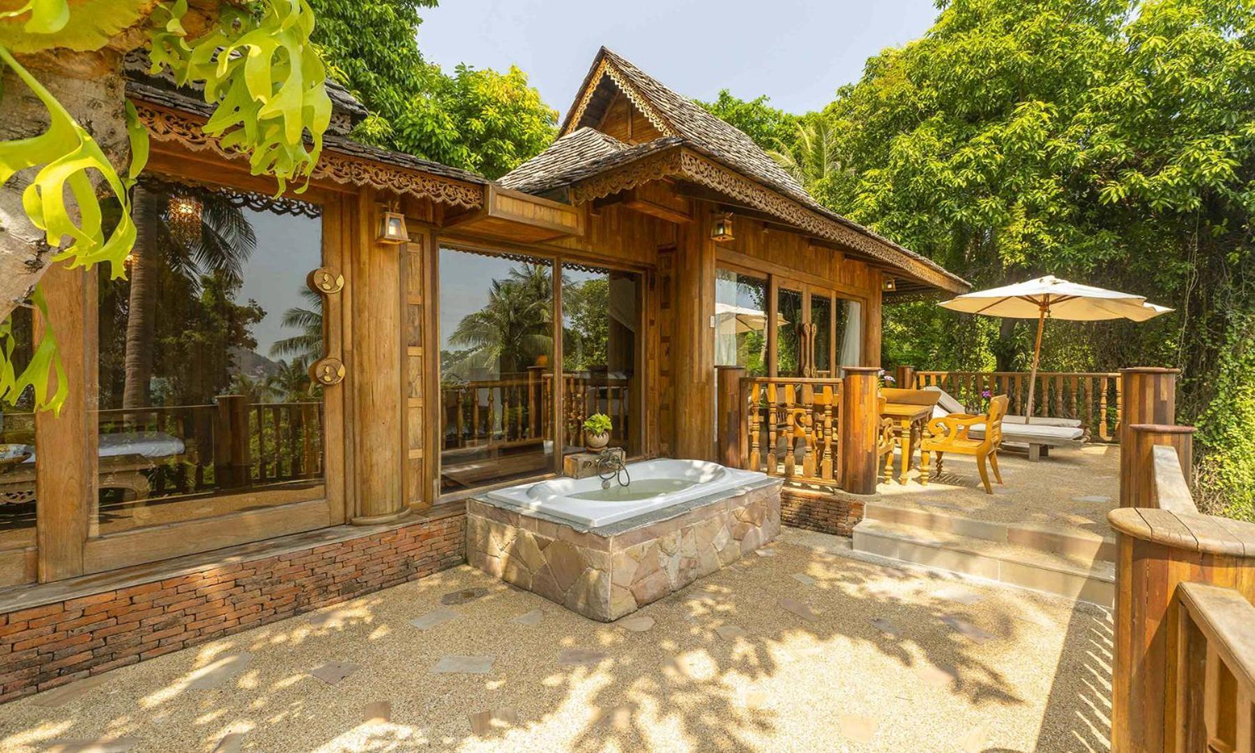 Santhiya Koh Phangan Resort And Spa Eksteriør bilde The spa at The Sarojin