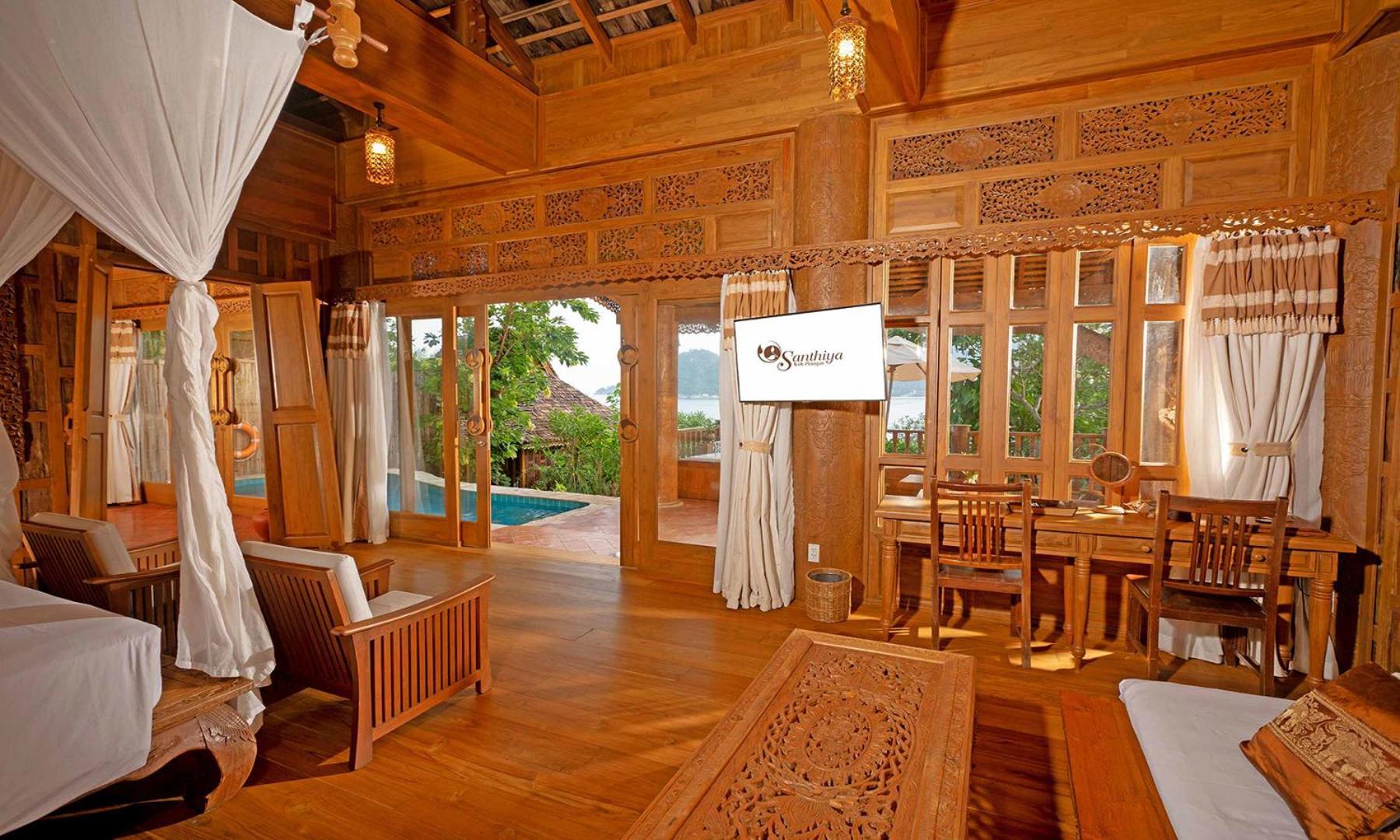 Santhiya Koh Phangan Resort And Spa Eksteriør bilde Interior of a villa
