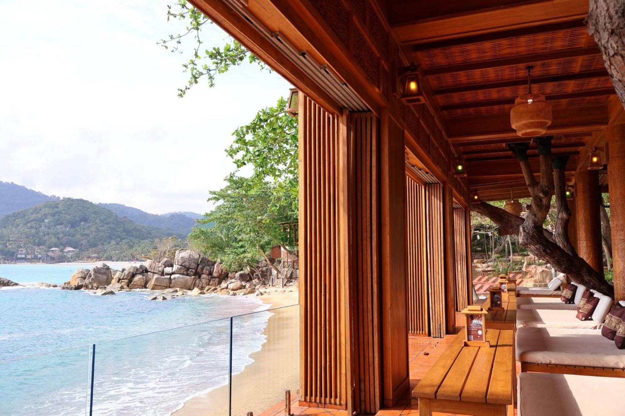 Santhiya Koh Phangan Resort And Spa Eksteriør bilde The beach at the resort